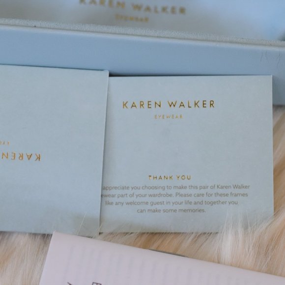 KAREN WALKER ROMANCER TORTOISE SUNGLASSES - Picture 14 of 15